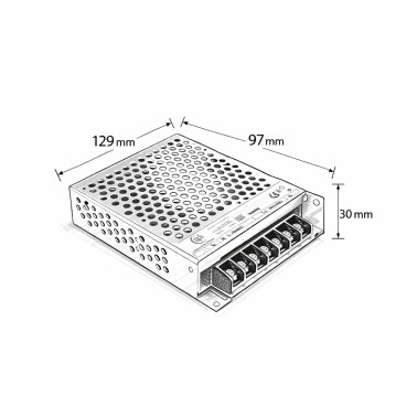 LIGHTED DLGA Transformador 100W 24V