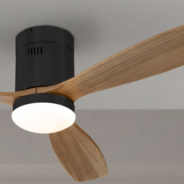 SCHULLER SIROCO Ventilador Negro-Nogal