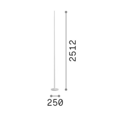 IDEAL LUX BLADE 2512 Lámpara De Pie