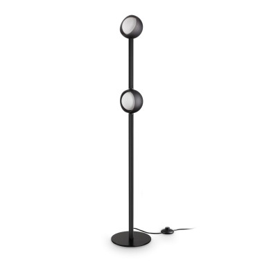 IDEAL LUX BLOOM 1695 Lámpara De Pie Negro