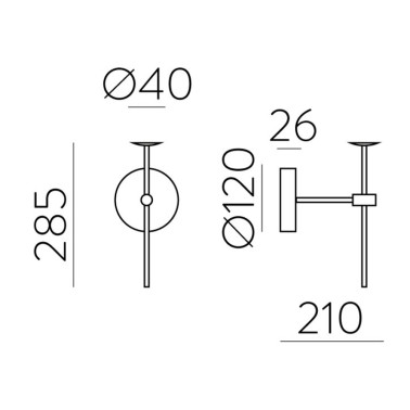 ACB DORIS Estructura Aplique Oro