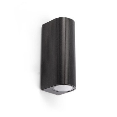 FARO ESTELA Aplique Negro 2xGU10 IP65