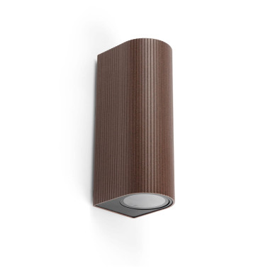 FARO ESTELA Aplique Marrón Óxido 2xGU10 IP65
