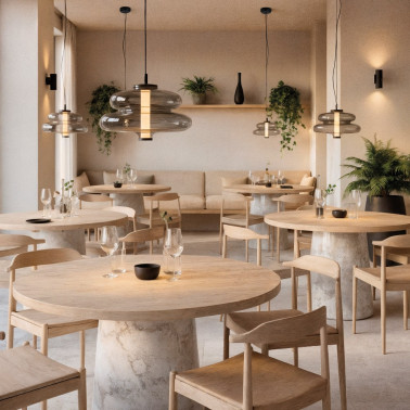 ACB SIRIA LED 350 Colgante Smoke Fumé