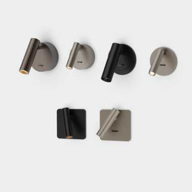 ACB ATRIA MINI Round Lector Empotrable Negro