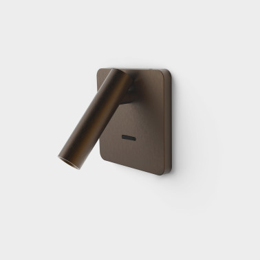 ACB ATRIA MINI Square Lector Empotrable Bronce