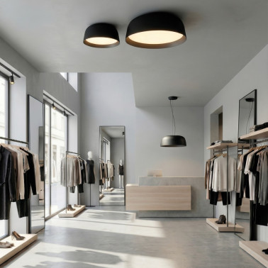 ACB OSLO LED 600 Plafón Negro