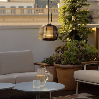 FARO NARITA Colgante Naranja con Florón IP65