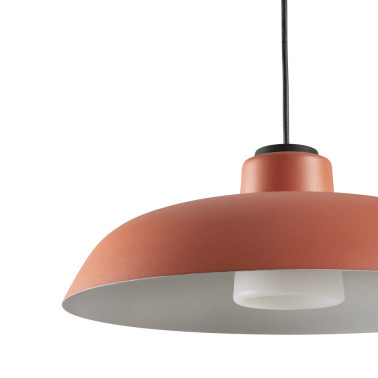 FARO SAGA Colgante Naranja con Florón IP65