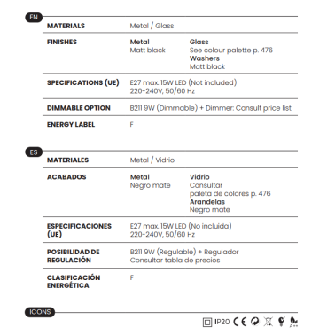 AROMAS MAPI Sobremesa Vidrio Personalizable