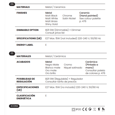 AROMAS DENA Sobremesa Cerámica Personalizable