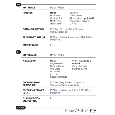 AROMAS CACTUS 1 Sobremesa Vidrio Personalizable