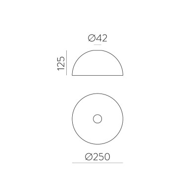 ACB TIGA Pantalla Ø250 Blanco