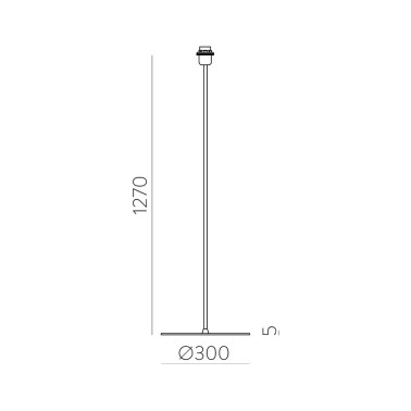 ACB Estructura Pie 1270 Blanco