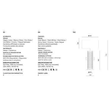AROMAS YUT Sobremesa Cerámica Personalizable