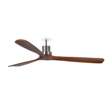 FARO LANTAU L EMPOTRADO Ventilador Níquel-Nogal