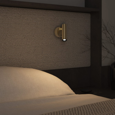 HOFF LIGHT ICELAND Aplique Lector Dorado