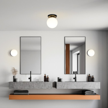 ACB PARMA Estructura Aplique-Plafón Negro