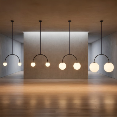 ACB PARMA Estructura Plafón Negro 2L