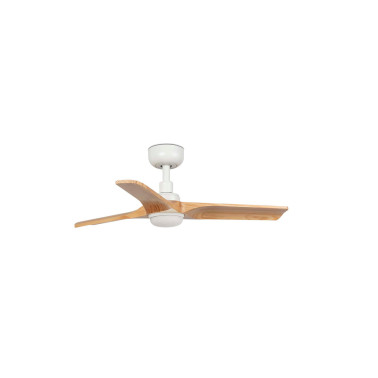FARO HEYWOOD S LED Ventilador Blanco-Pino 10W SWT