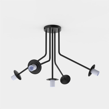 ACB PARMA Estructura Plafón Negro 5L