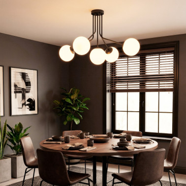 ACB PARMA Estructura Plafón Negro 5L