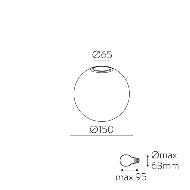 ACB PARMA Tulipa Opal Ø150
