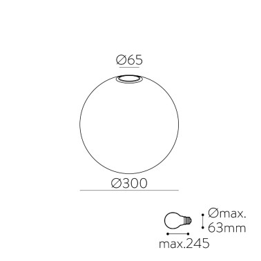 ACB PARMA Tulipa Opal Ø300