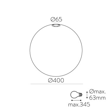ACB PARMA Tulipa Opal Ø400