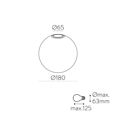 ACB PARMA Tulipa Ámbar Ø180