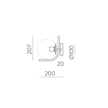 ACB MAUI Estructura Aplique Negro