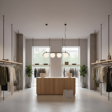 ACB MAUI Estructura Colgante Negro 4L