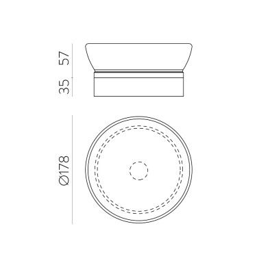 ACB TRAP LED Aplique Negro