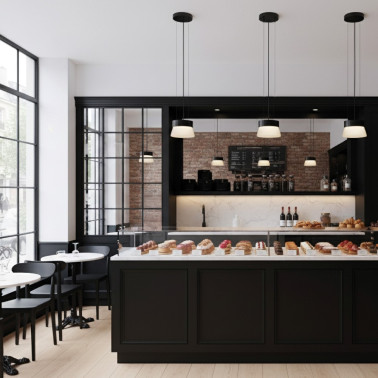 ACB TRAP LED Colgante Negro