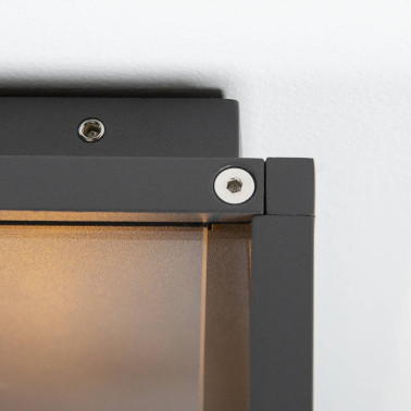 SLV QUADRULO Aplique Antracita-Cristal E27