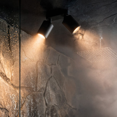 ACB GAIA Aplique 2L Orientable Antracita IP65