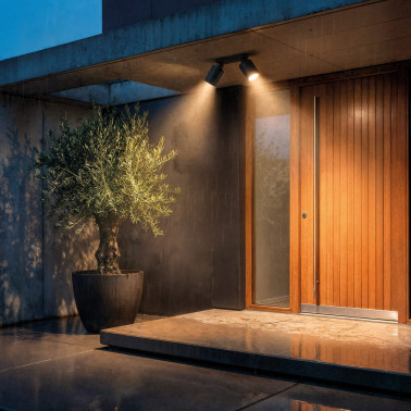 ACB GAIA Aplique 2L Orientable Antracita IP65