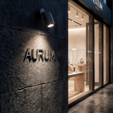 ACB GAIA Aplique 1L Orientable Antracita IP65