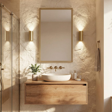 ACB GLOWI Aplique Oro Técnico IP65 2700-3000K