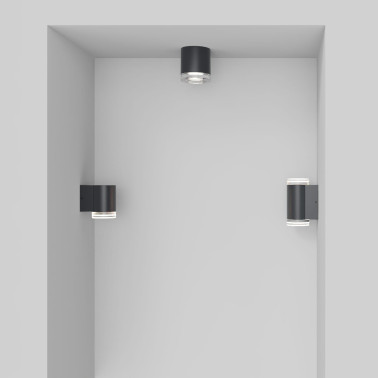 ACB ARTIC Plafón 1L Antracita GU10 IP65