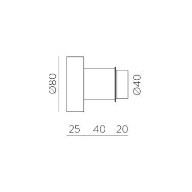 ACB Estructura Plafón/Aplique Blanco