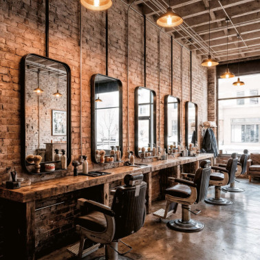 ACB SHELF Espejo Decorativo Negro Mate Liso