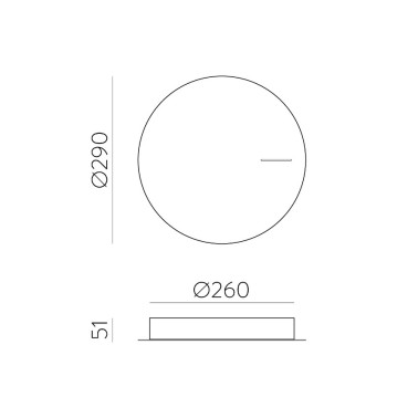 ACB LOOP Florón Negro 1L Ø290