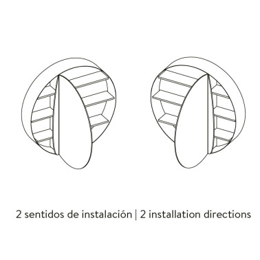 ACB CANET Espejo Negro Mate con Almacenaje
