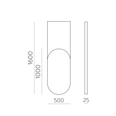 ACB DOUBLE Espejo Negro de Doble Cara