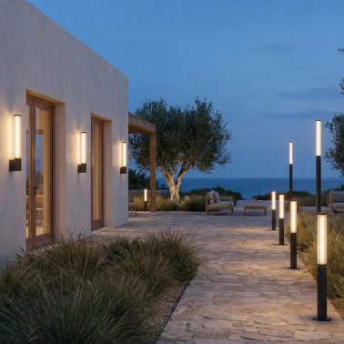 LEDSC4 ERA WALL Aplique Gris Oscuro IP65 2700K