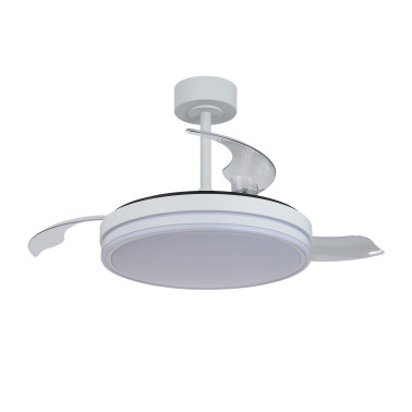 MANTRA LUNA Ø42 Ventilador Plafón Blanco