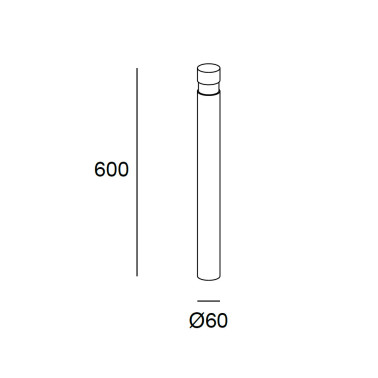LEDSC4 FAR Baliza Gris Oscuro 6,5W 2700K