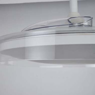 MANTRA GLASS FAN Ø44 Ventilador Plafón Blanco