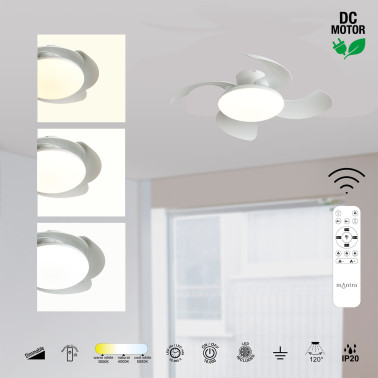 MANTRA ALOHA II Ventilador Plafón Blanco